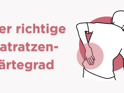 Rückenprobleme durch eine zu harte Matratze? Die richtige Wahl des Matratzenhärtegrads ist entscheidend für gesunden Schlaf und Wohlbefinden.