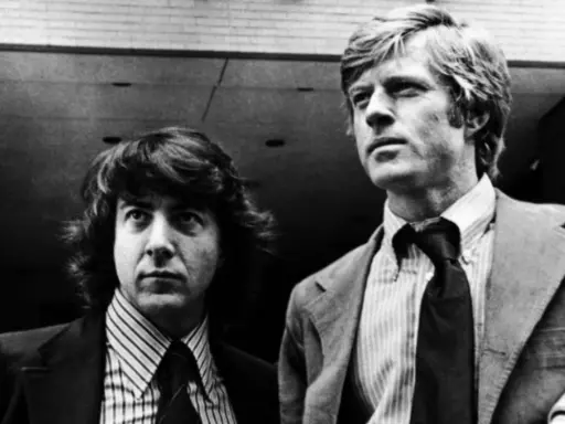 Dustin Hoffman och Robert Redford i en scen från en av deras filmer.