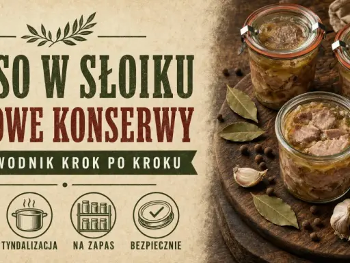 Domowe konserwy z mięsa w słoikach. Przewodnik krok po kroku. Składniki, tyndalizacja, na zapas, bezpiecznie.