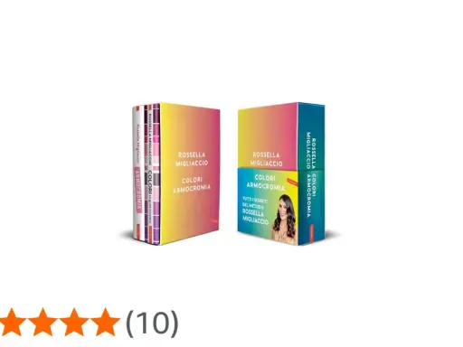 Libri "Colori Armocromia" di Rossella Migliaccio, una guida per imparare come abbinare i colori e scoprire il proprio stile.