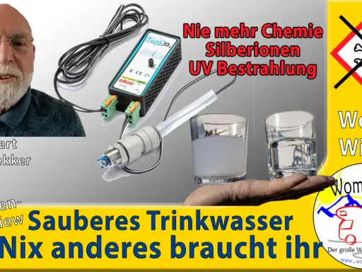 Geert de Bekker erklärt, wie Silberionen eine Alternative zu Chemie für sauberes Trinkwasser sind. Nie mehr Chemie, nur reines Wasser!