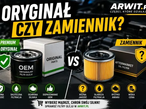 Oryginalny czy zamiennik? Porównanie filtrów oleju. Dowiedz się, jak przefiltrować olej silnikowy, wybierając mądrze.