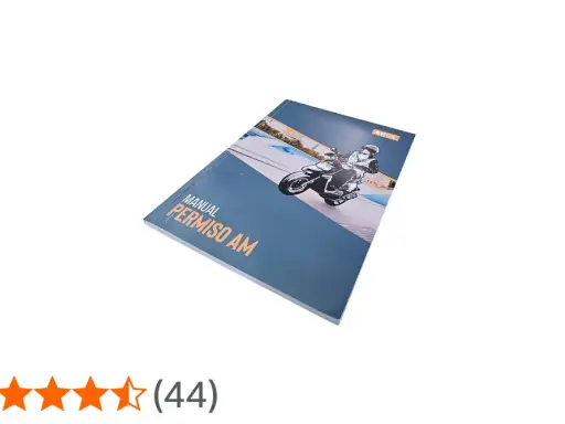 Manual para obtener el carnet de ciclomotor Permiso AM, con imagen de un ciclomotor en portada.