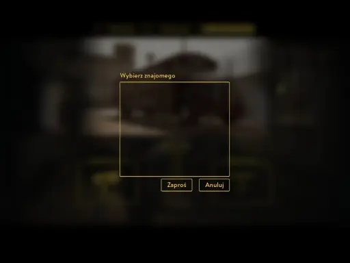 Okno gry "A Way Out" z opcją wyboru znajomego do wspólnej gry.