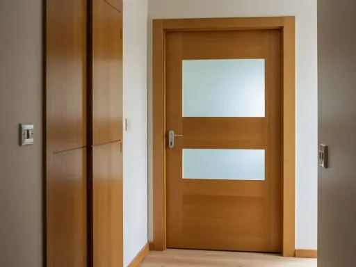 Drewniane drzwi z dwoma przeszkleniami. Dowiedz się, jak odnowić stare drzwi z szybą, by nadać im nowy blask.