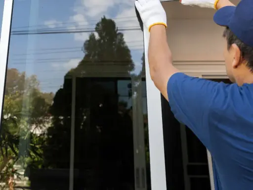 Instalador ajusta cristal de ventana. Consulta el precio cambiar cristal ventana para tu hogar.