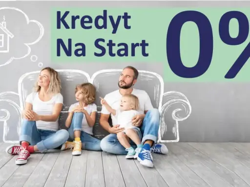 Rodzina marzy o domu. Kredyt dla młodych na start 0%.