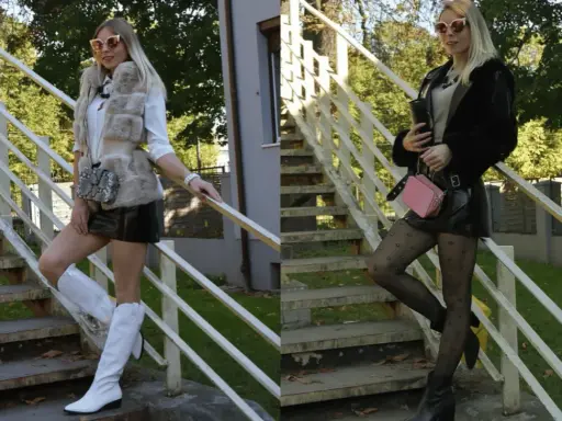 Jakie rajstopy do skórzanej spódnicy wybrać, aby wyglądać stylowo?