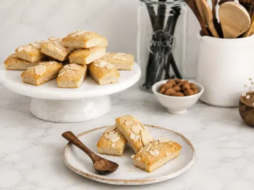 Délicieux financiers aux amandes, parfaits pour une recette gourmande.
