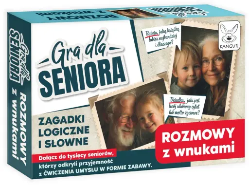 Gra dla seniora: zagadki logiczne i słowne, które zbliżają pokolenia. Rozmowy z wnukami pełne śmiechu i wspomnień.