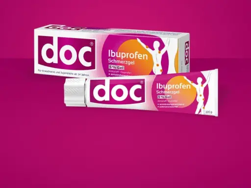 Doc Ibuprofen Schmerzgel: Hilft gegen den Schmerzkreislauf bei Entzündungen.