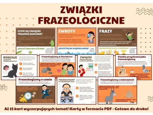 Związki frazeologiczne to barwne perełki języka. Poznaj ich rodzaje, frazeologizmy w literaturze, o zwierzętach i inne.