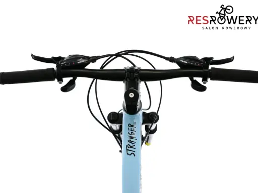 Kierownica roweru "Stranger 26" z manetkami i hamulcami. Dowiedz się, jak podnieść kierownicę w rowerze, by jazda była wygodniejsza.