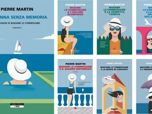I libri di Pierre Martin in ordine cronologico: "La donna senza memoria", "Madame le Commissaire e l'inglese scomparso", "Madame le Commissaire e la vendetta tardiva", "Madame le Commissaire e la morte del capo della polizia", "Madame le Commissaire e ...
