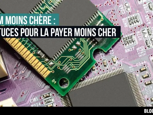 Carte mère avec des barrettes de RAM. Conseils pour choisir sa RAM et payer moins cher.