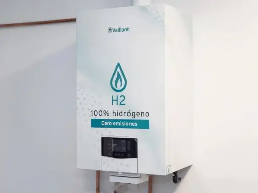 Caldera Vaillant de 100% hidrógeno, cero emisiones. Innovación en calderas hidrogeno para un futuro sostenible.