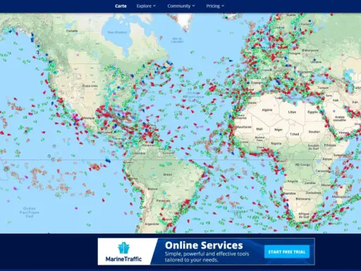 Trafic maritime France - Lire MarineTraffic sans erreur