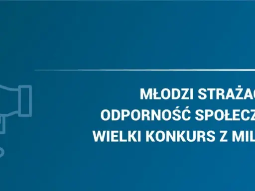 Młodzi strażacy budują odporność społeczną. Kolor granatowy znaczenie - symbolizuje zaufanie i stabilność. Rusza konkurs z grantami.