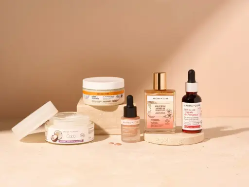 Des produits Aroma-Zone pour un teint hâlé, comme une recette de grand-mère pour comment bronzer vite. Huiles et crèmes pour un éclat naturel.