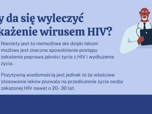 Czy da się wyleczyć zakażenie wirusem HIV? Niestety nie, ale leki pozwalają żyć długo i dobrze.