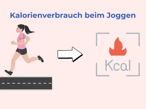 Eine Frau joggt und verbrennt dabei Kalorien. 30 min joggen kalorien frau.
