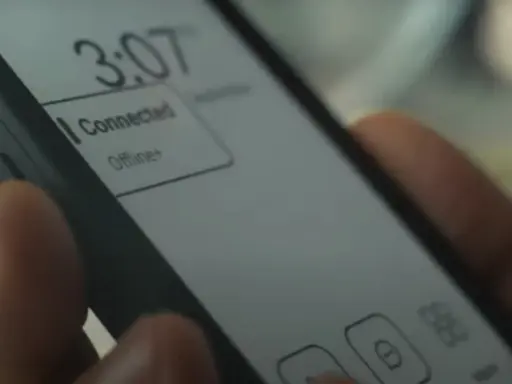 Dłoń trzyma polski smartfon. Na ekranie widnieje godzina 3:07 i status "Connected".