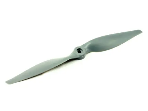 Grauer Propeller mit der Aufschrift "254 x 127" und "10 x 5".