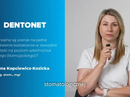 Karolina Kopciewicz-Kozicka, dypl. hig. stom., mgr, zastanawia się, ile zarabia higienistka stomatologiczna i czy możliwe jest przeniesienie kształcenia na wyższy poziom.