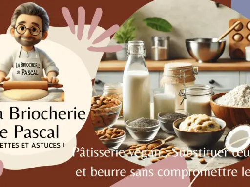 Pâtisserie vegan : substituer œufs, lait et beurre sans compromettre le goût. Idéal pour éviter les allergenes alimentaires.