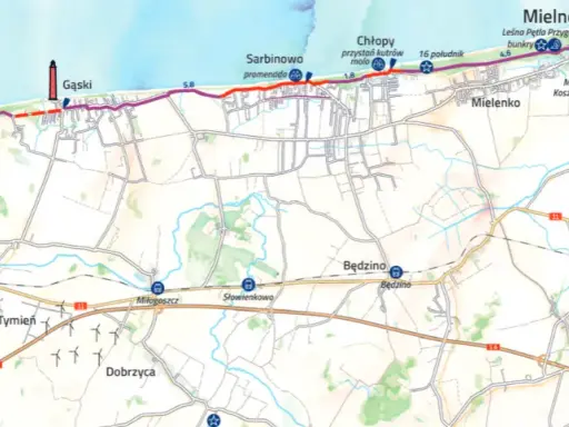 Mielno: Ile km? Najlepsze trasy i jak uniknąć korków?