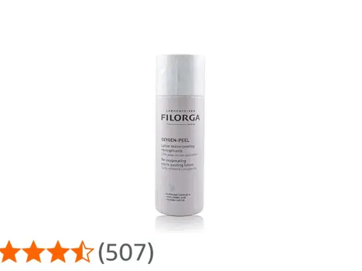 Flacone di Oxygen-Peel Filorga, lozione micro-peeling per un uso quotidiano che rinnova la pelle.