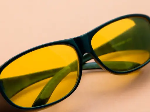 Okulary z żółtymi soczewkami, idealne na mglisty dzień. Czy warto zainwestować w takie okulary 0.5?