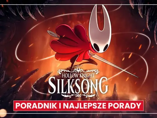 Hornet w czerwonej pelerynie, gotowa do walki w świecie Hollow Knight Silksong. Poradnik i najlepsze porady.