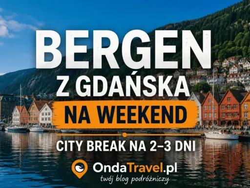 Bergen z Gdańska na weekend to idealny pomysł na city break za granicę. Kolorowe kamieniczki nad wodą i góry w tle.