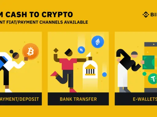 Różne metody płatności fiat: karty, przelewy bankowe, portfele elektroniczne. Binance ułatwia przejście od gotówki do krypto.