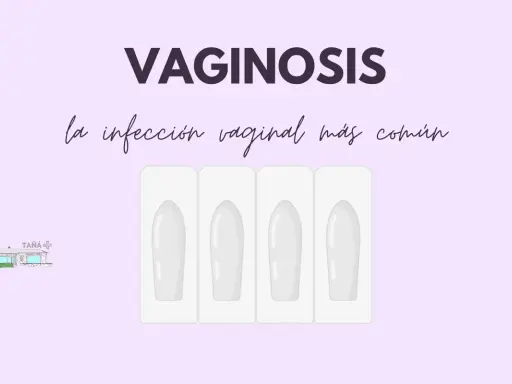 Vaginosis: la infección vaginal más común. Cuatro óvulos en su empaque, listos para tratar.