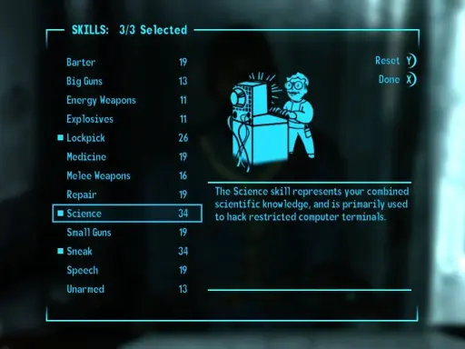 W tym poradniku Fallout 3 skupiamy się na umiejętności Science, która pozwala hakować terminale.