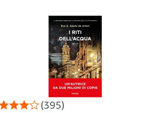 Copertina del thriller "I riti dell'acqua" ambientato nei Paesi Baschi, con un'atmosfera notturna e misteriosa.