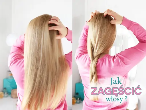Dwie wersje fryzury: rozpuszczone blond włosy i warkocz. Poradnik: jak zagęścić włosy.