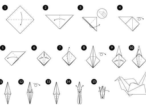 Instrukcja krok po kroku, jak zrobić łabędzia z serwetki. Origami dla początkujących.
