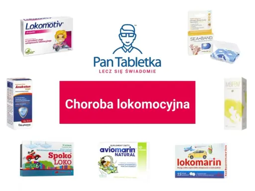 Leki przeciwwymiotne dla dzieci: Lokomotiv, Spoko LOKO, Aviomarin, Anaketon, Lokomarin. Pomoc w chorobie lokomocyjnej.