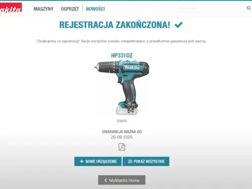 Numer seryjny Makita: Gdzie go znaleźć i jak uzyskać 3 lata gwarancji?