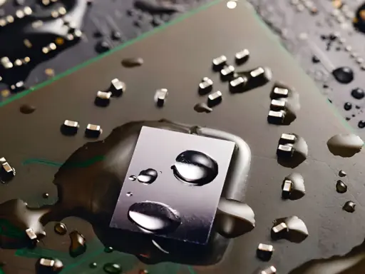 Woda na płytce drukowanej z elementami elektronicznymi. Czy to oznacza ipx8 co oznacza?