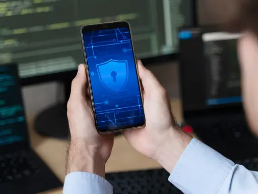 Szukasz sposobu, jak odblokować telefon zablokowany hasłem Xiaomi bez utraty danych? Na ekranie telefonu widnieje symbol tarczy z kluczem.