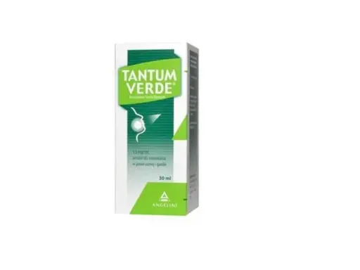 Tantum Verde w ciąży - aerozol do stosowania w jamie ustnej i gardle. Opakowanie leku.