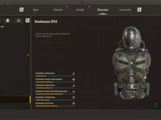 Kombinezon SEVA w grze STALKER 2, dostępny przez Game Pass, oferuje ochronę termiczną, chemiczną i fizyczną.