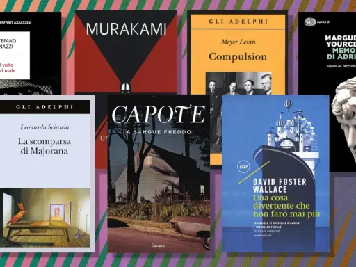 Copertine di libri che raccontano storie vere, tra cui "Il volto del male" e "A sangue freddo".
