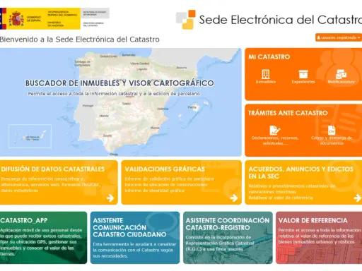 Portal del Catastro español. Accede a información catastral, trámites y el valor de referencia de inmuebles.