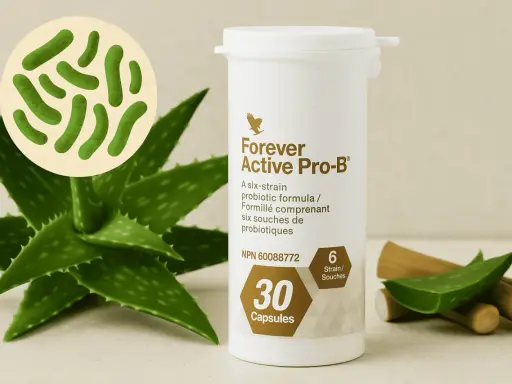 Forever Active Pro-B - probiotyk dla zdrowia jelit, z aloesem i bakteriami.