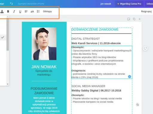 Gdzie utworzyć CV? Kreator, Word, Canva wybierz najlepsze!